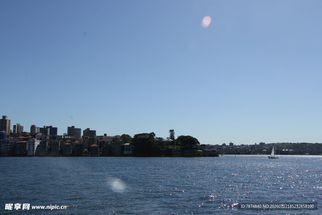 城市滨水风光美景