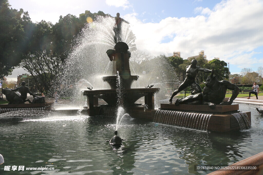 精美喷泉雕塑景观