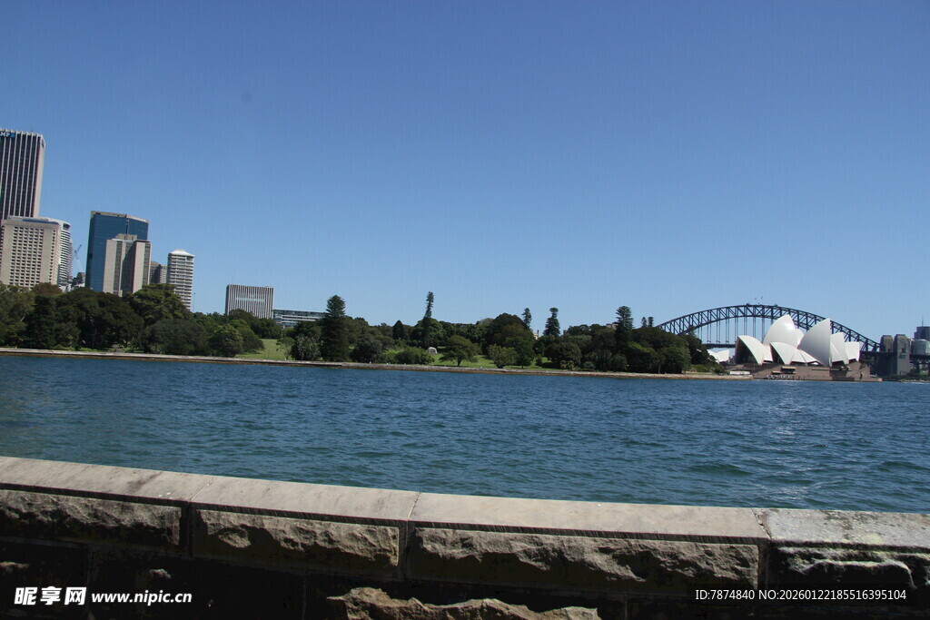 悉尼城市与海港风光