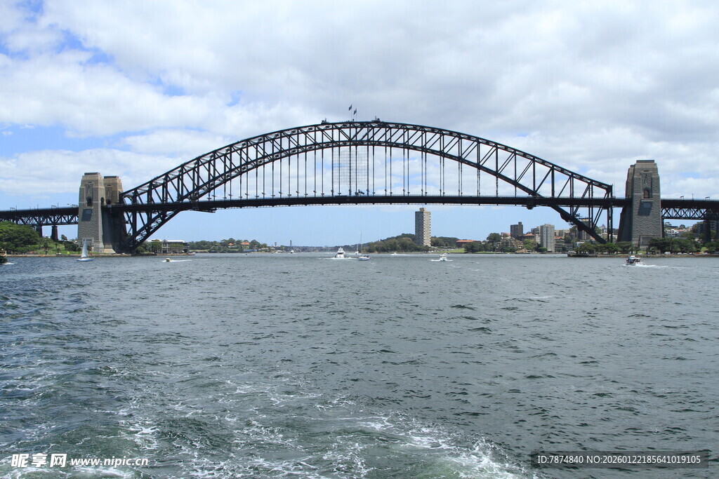 悉尼海港大桥远景