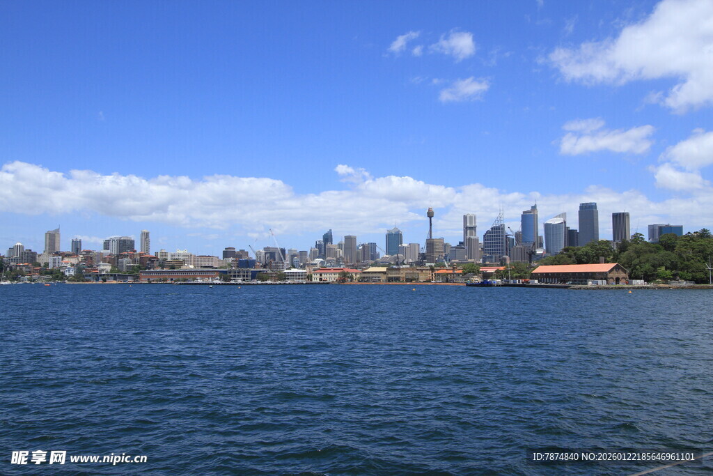 悉尼城市滨水风光美景