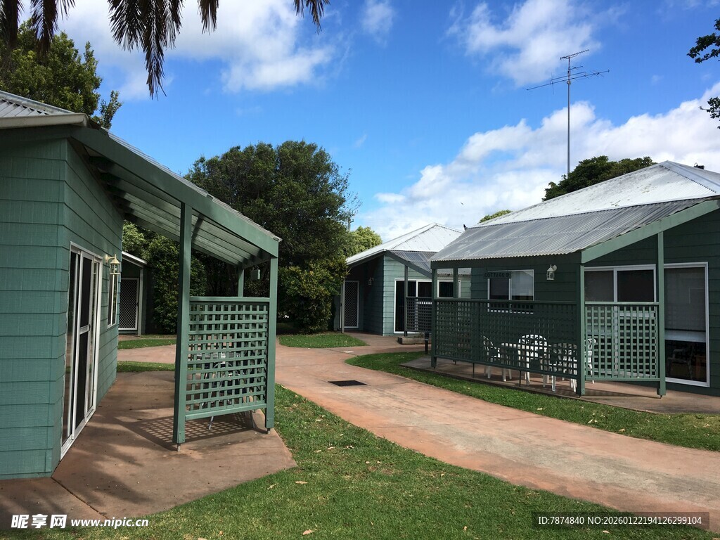 乡村小屋 宁静惬意庭院