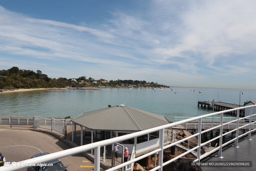 海滨码头风光