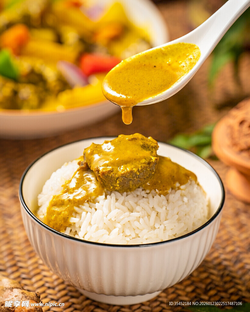 咖喱浇饭