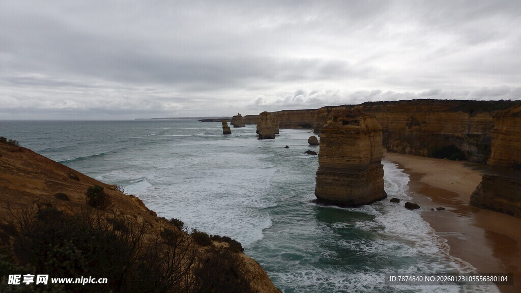 海岸壮丽风景