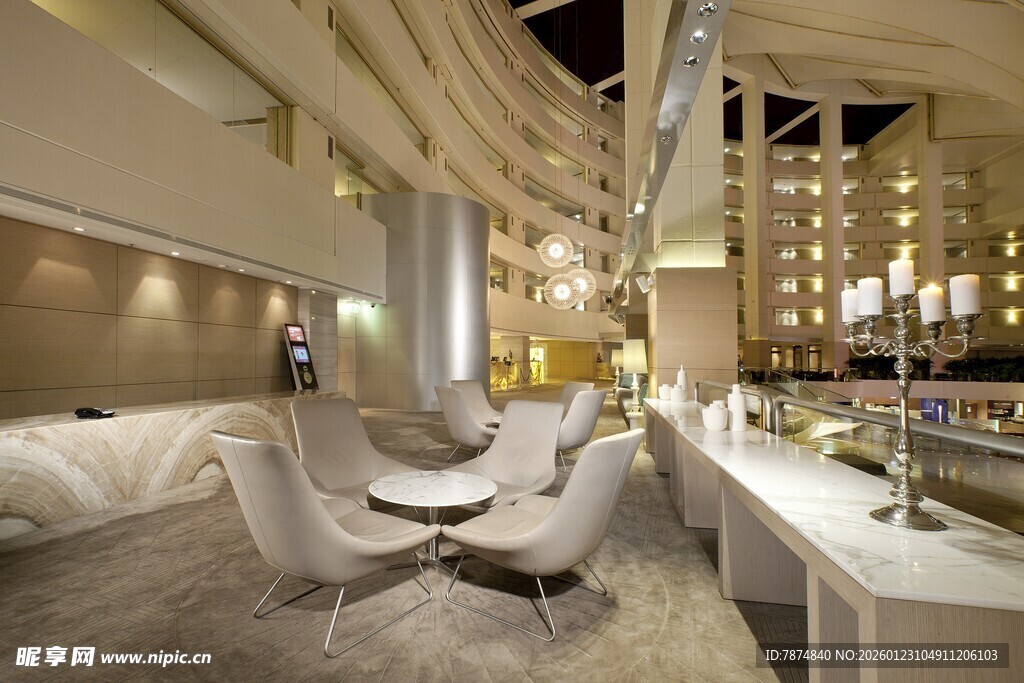 现代时尚室内休闲空间