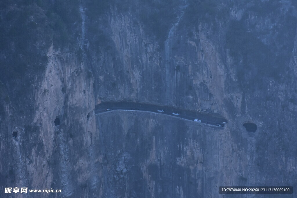 冰冻窗面的独特纹理