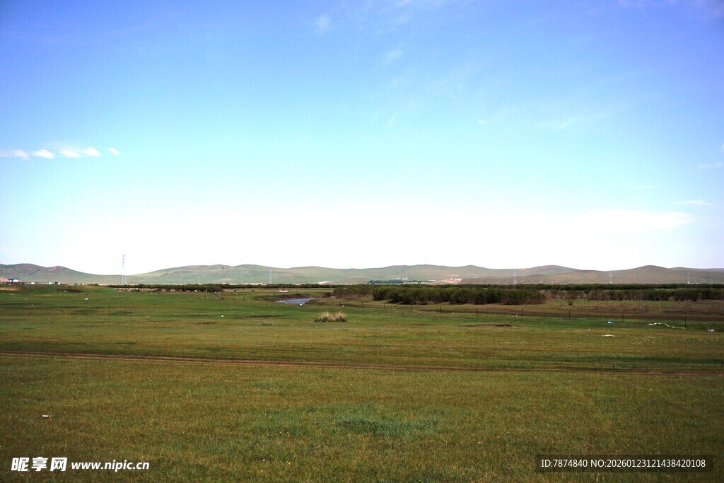 广袤草原风光