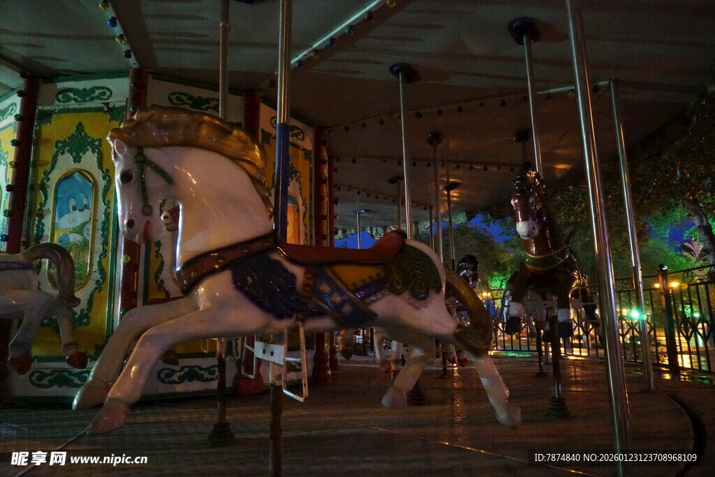 旋转木马上的梦幻时光