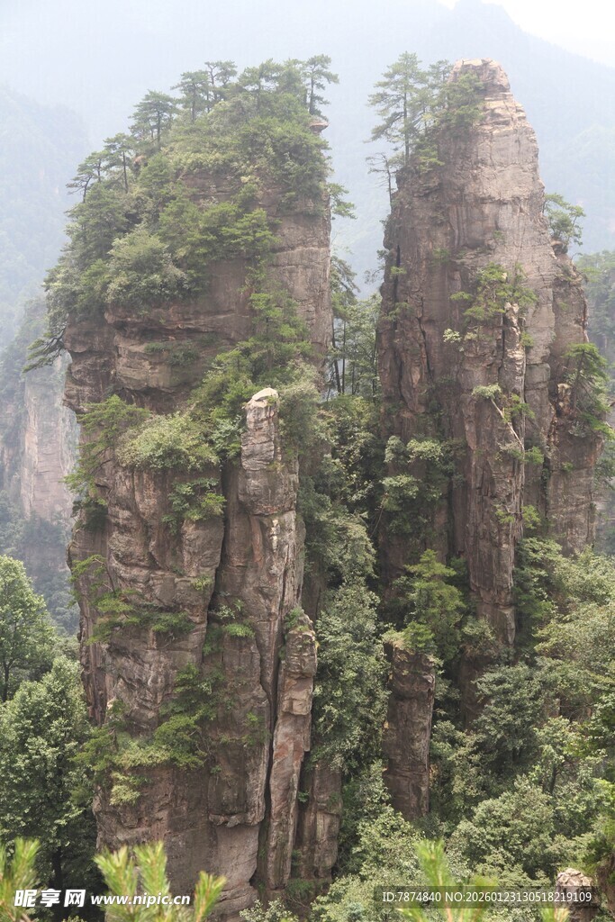 张家界奇峰异石景观
