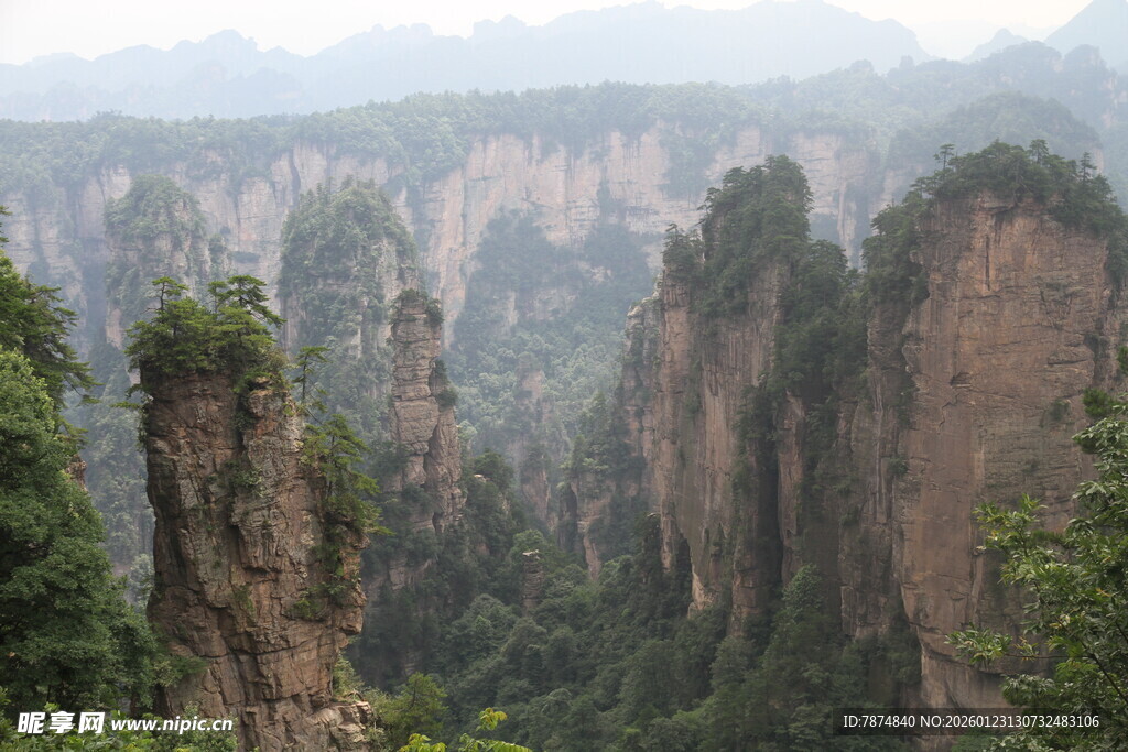 张家界奇峰异石景观