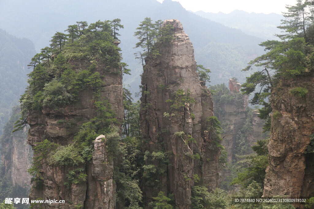 张家界奇峰异石壮丽景观
