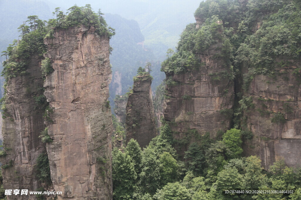 张家界奇峰异石景观