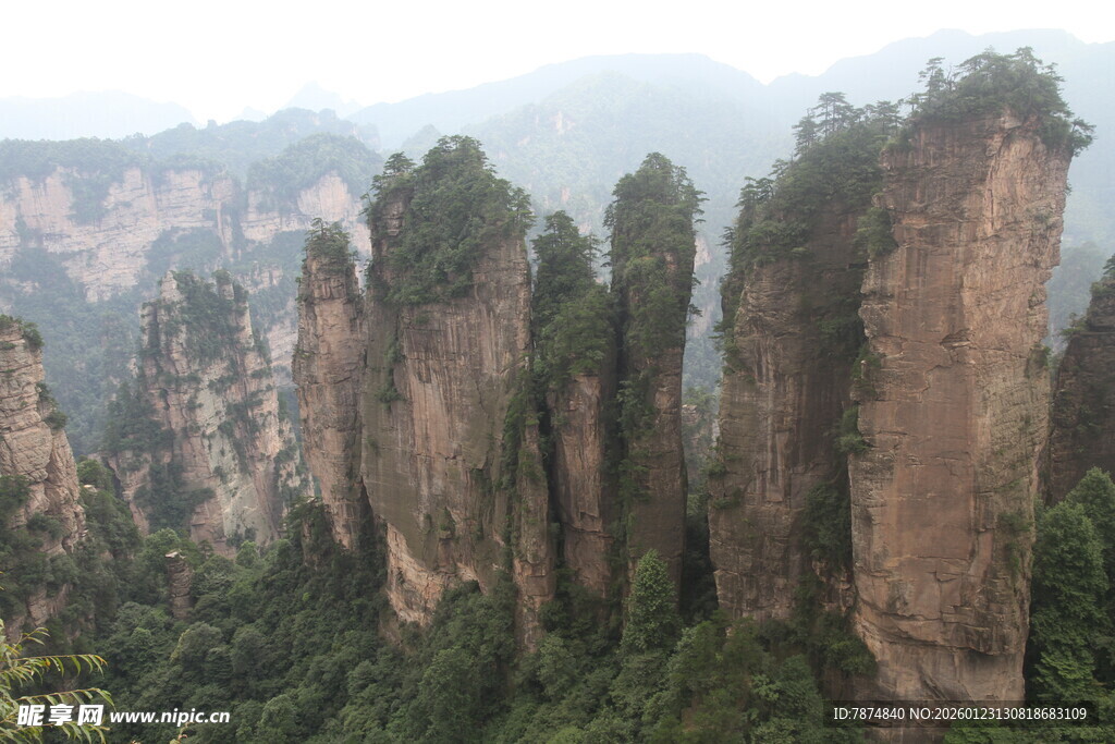 张家界奇峰异石景观