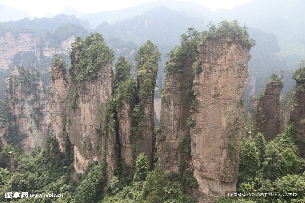 张家界奇峰异石景观
