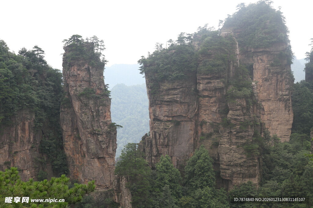 张家界奇峰美景