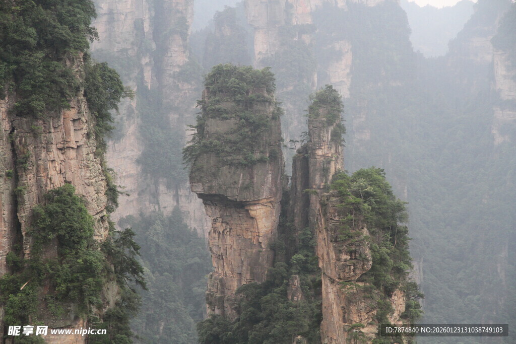 张家界奇峰异石景观