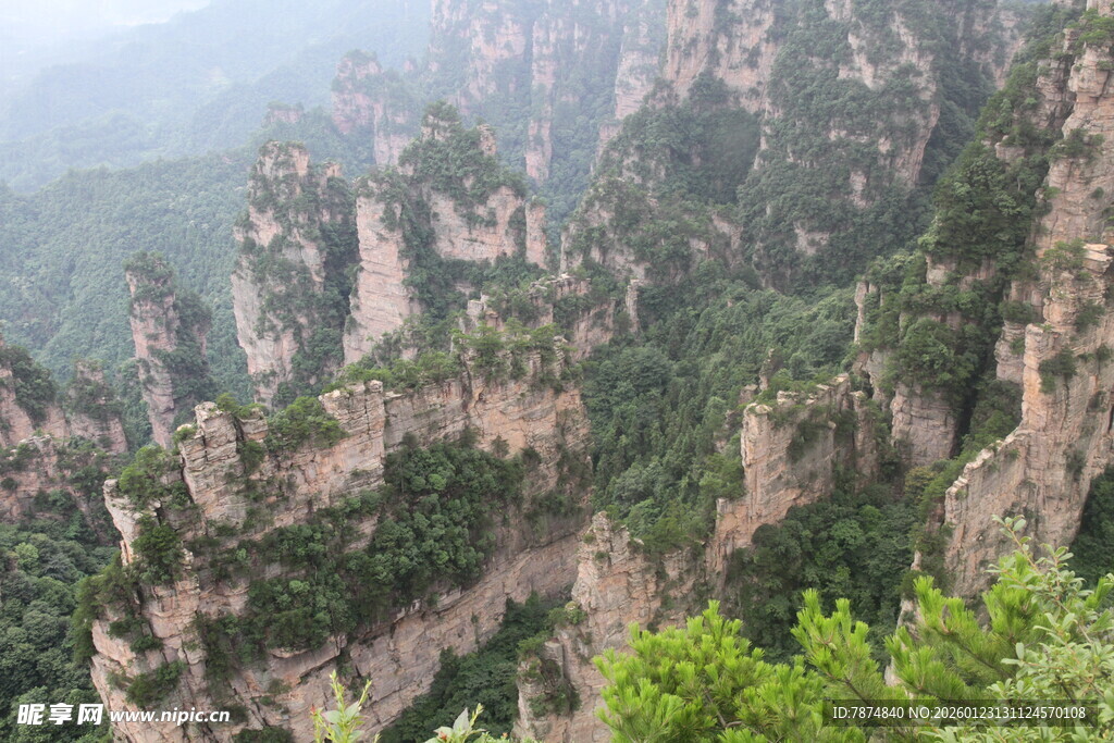 张家界奇峰异石景观