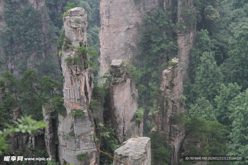 张家界奇峰异石景观