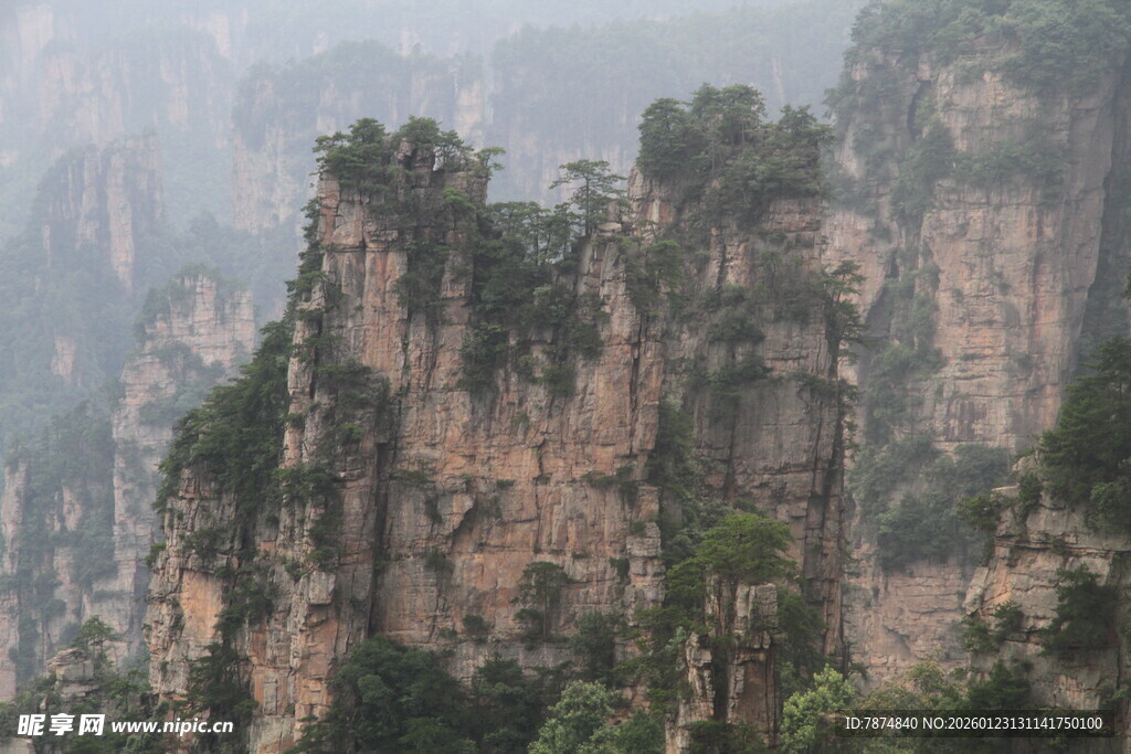 张家界奇峰异石景观