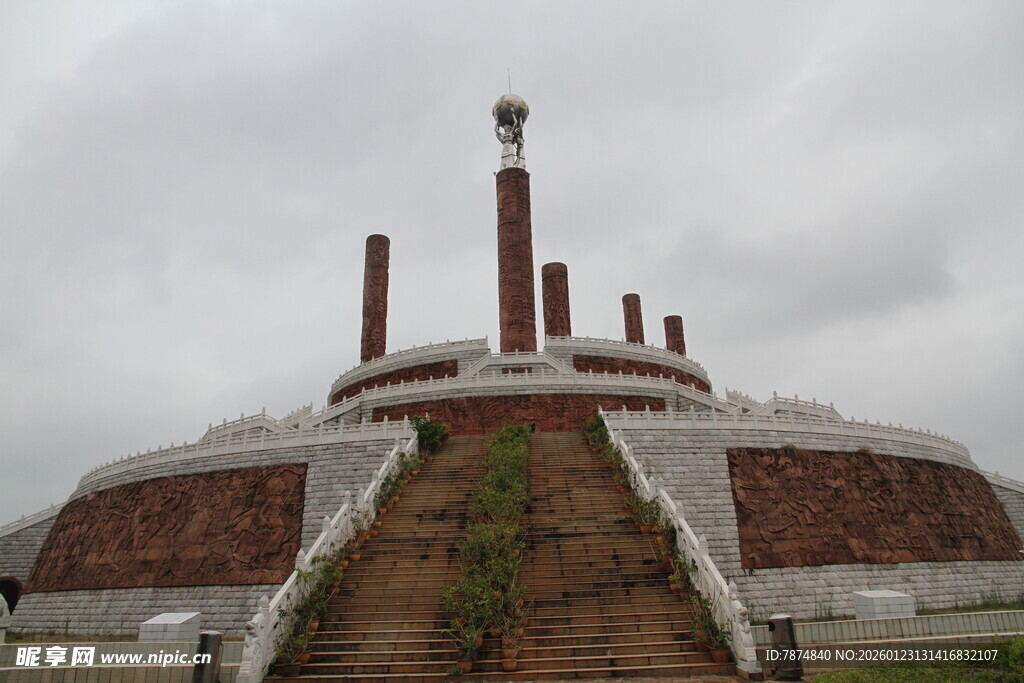 独特建筑景观 多立柱结构