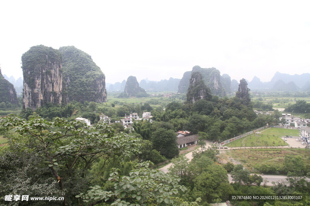 桂林山水田园风光美景
