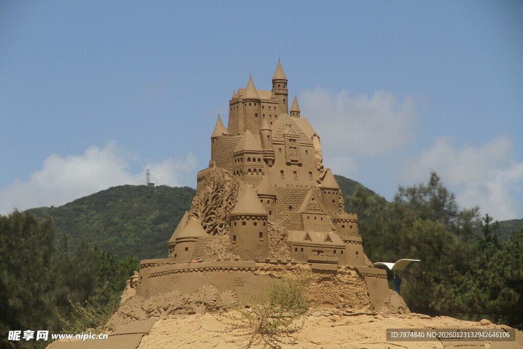 精美沙雕城堡 艺术之作