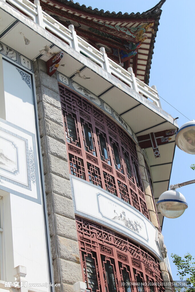 中式古建筑一角