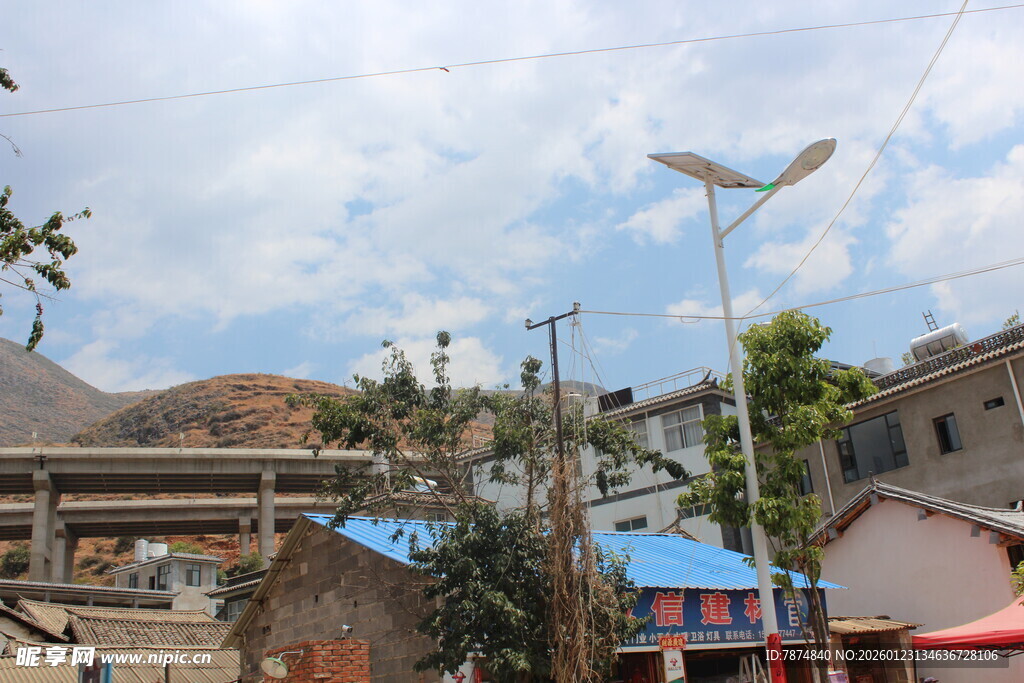乡村景致 质朴村落风光