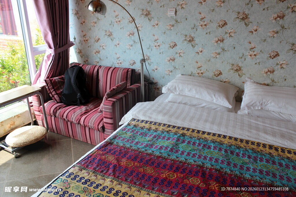 波西米亚风卧室温馨一角