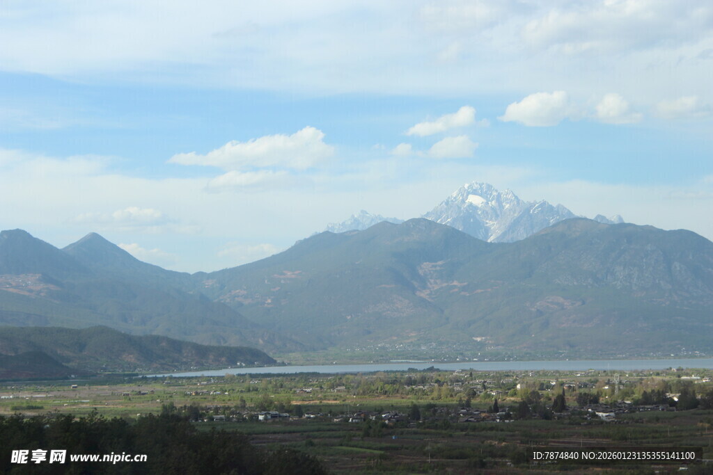 壮丽山川风景图