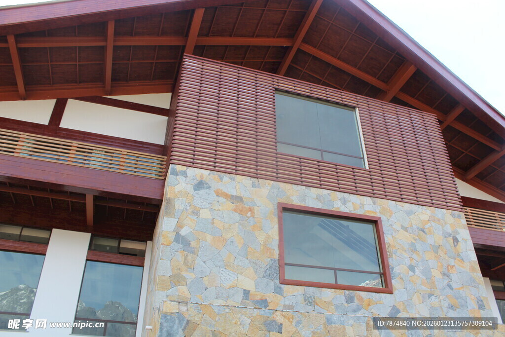 乡村风格特色建筑外观