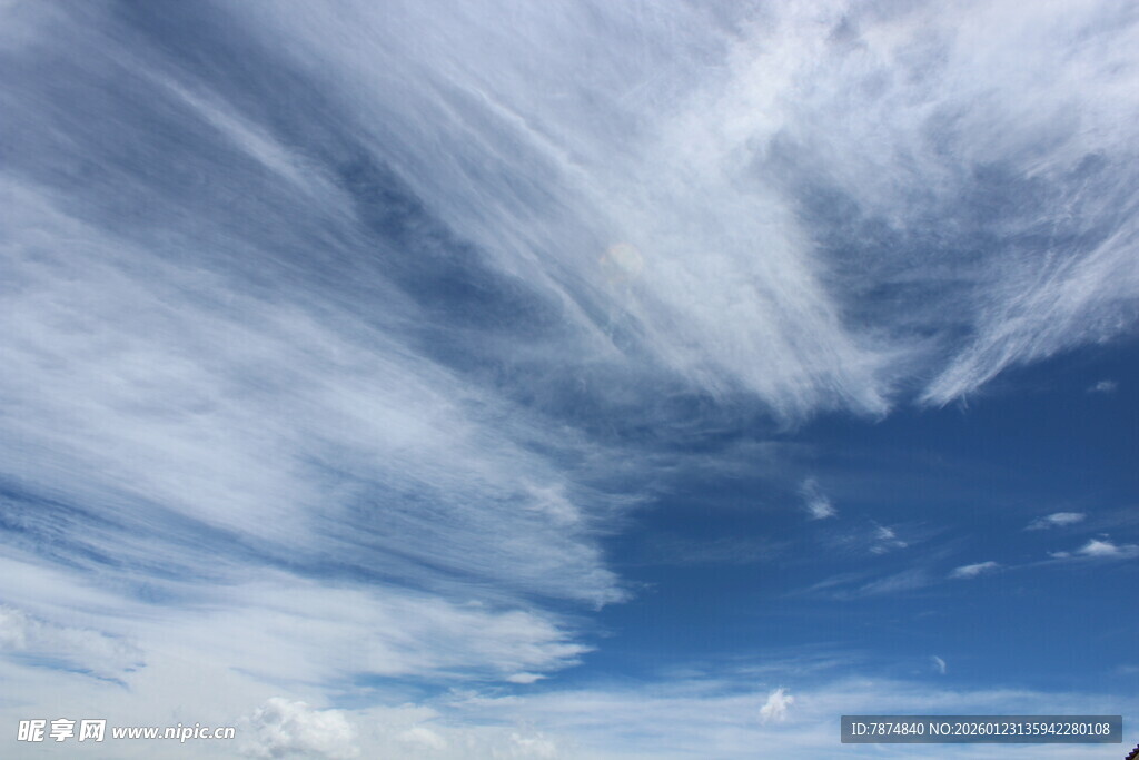 蓝天白云 天空美景如画