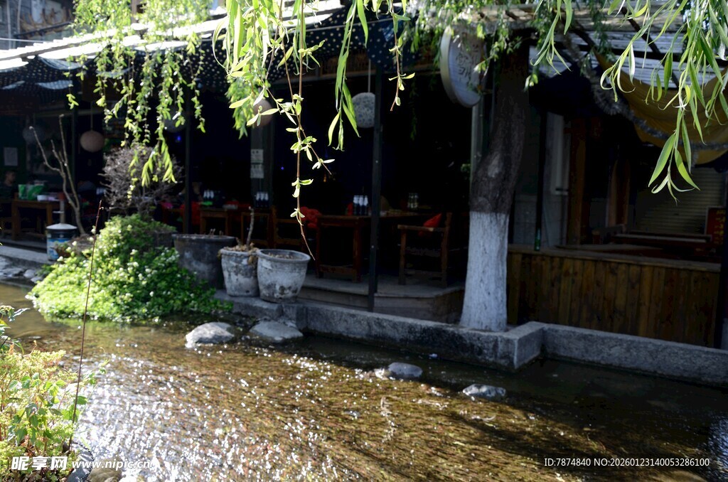 江南水乡庭院清幽景致