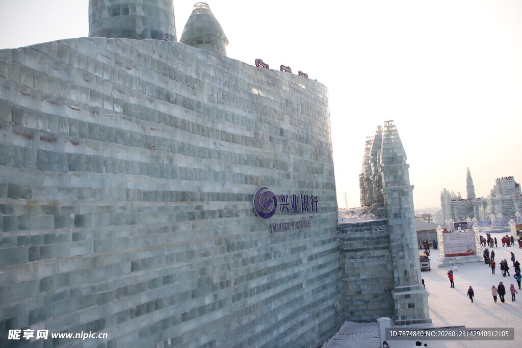 壮观城堡建筑景观