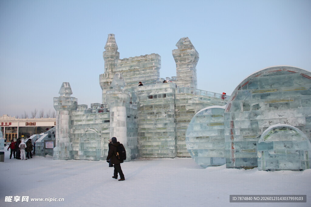 冰雪城堡景观