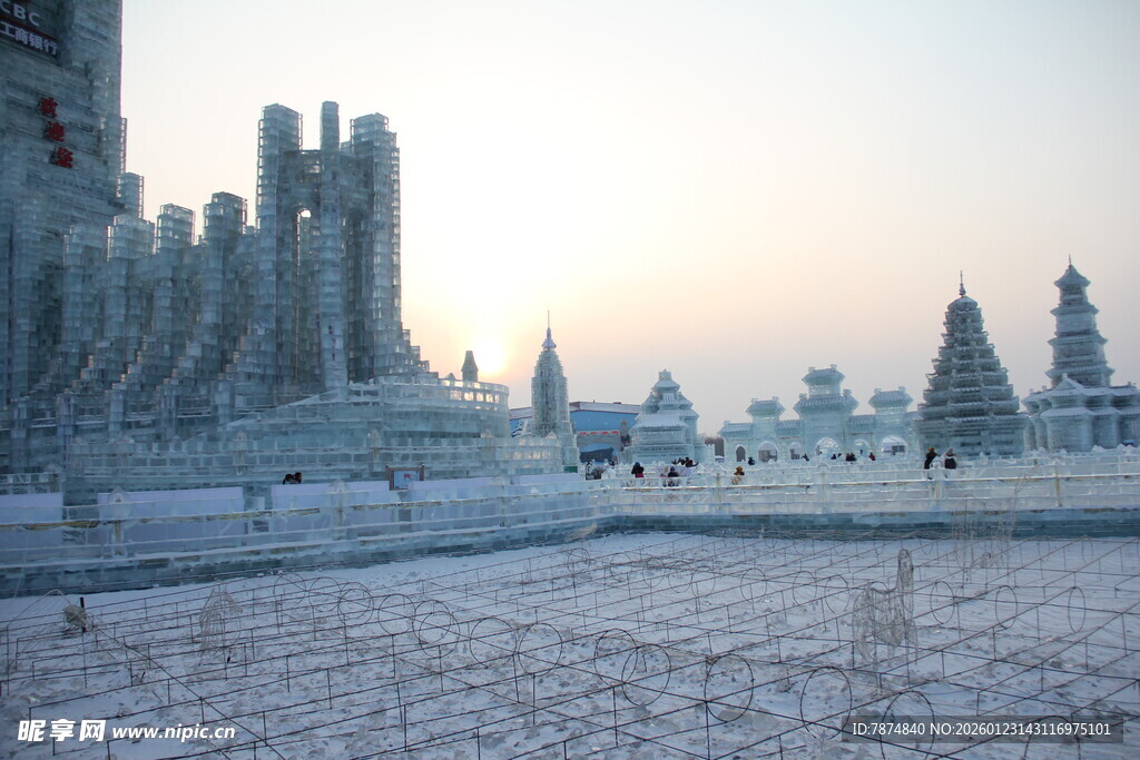 梦幻冰雪城堡景观