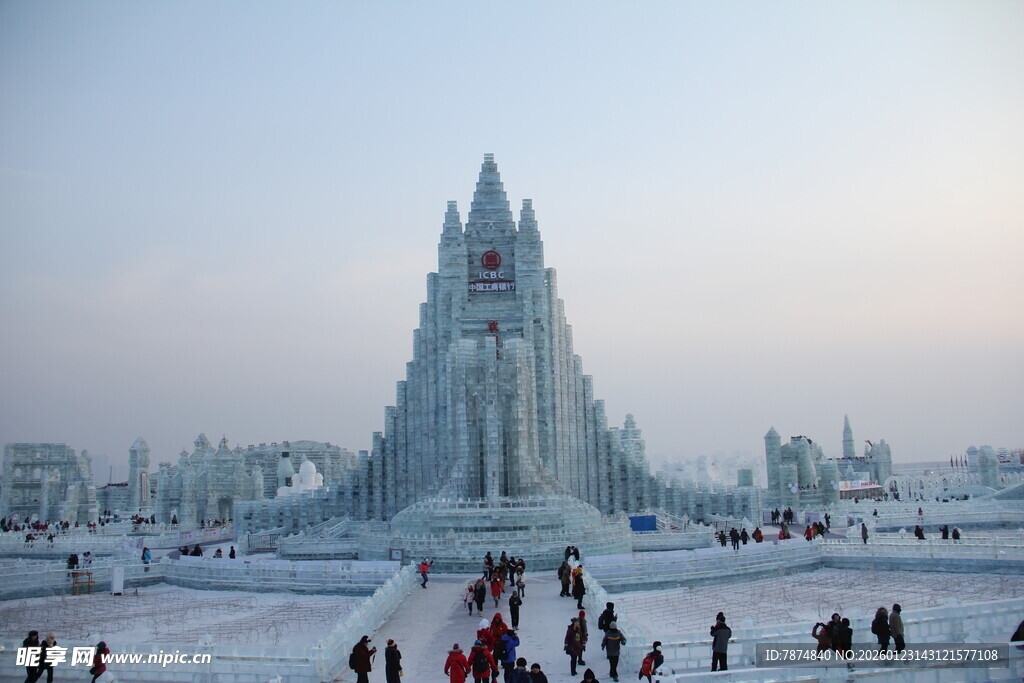 哈尔滨冰雪大世界壮观景象