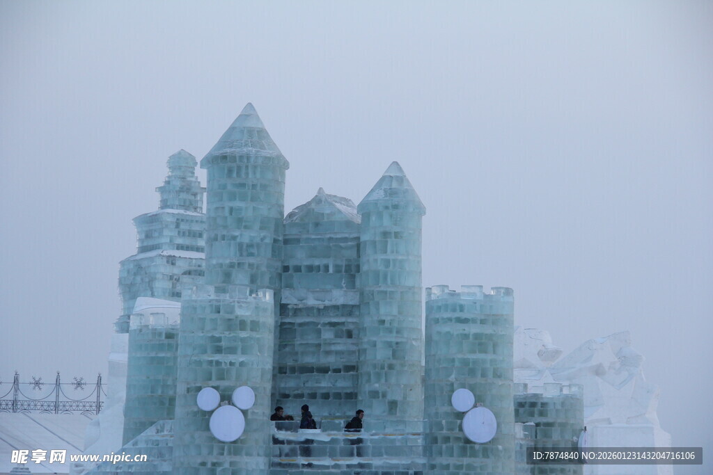 冰雪城堡梦幻景观