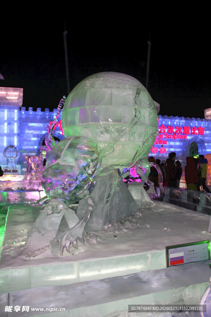 梦幻冰雕景观