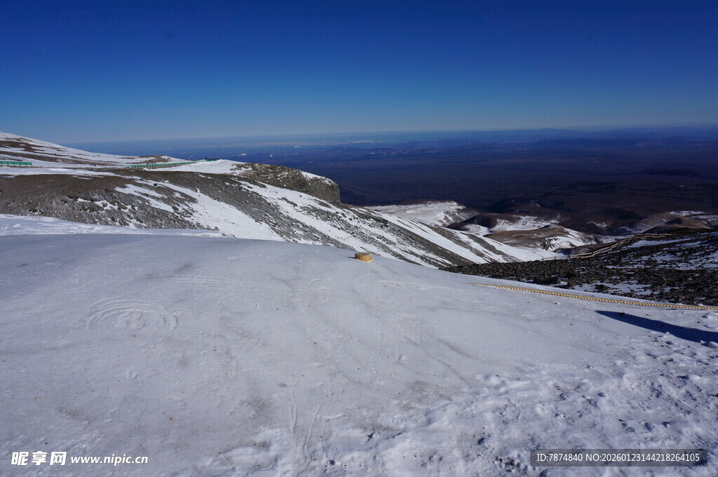 雪山景致 长白山