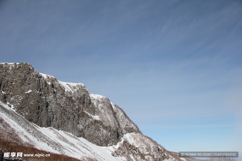 雪山峻岭 壮丽自然风光 长白山