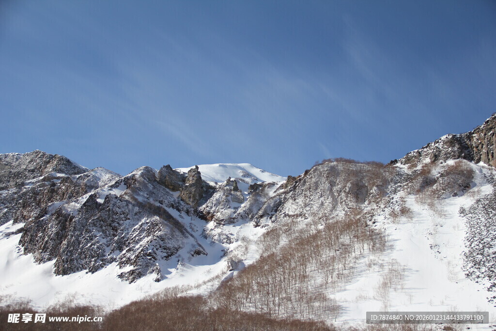 雪山壮丽风光 长白山
