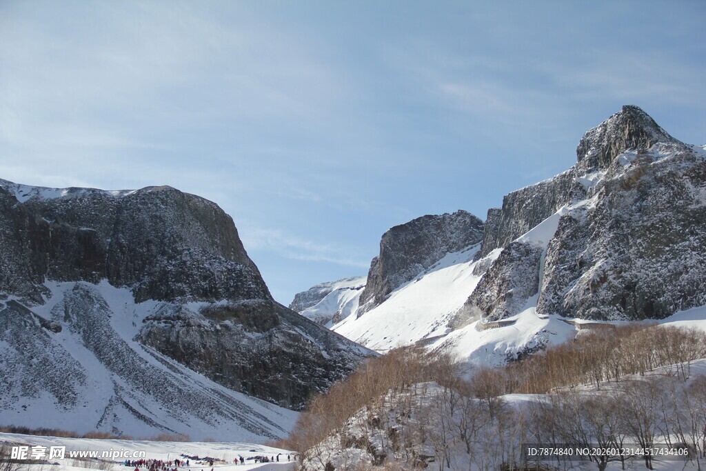 雪山壮丽风光 长白山