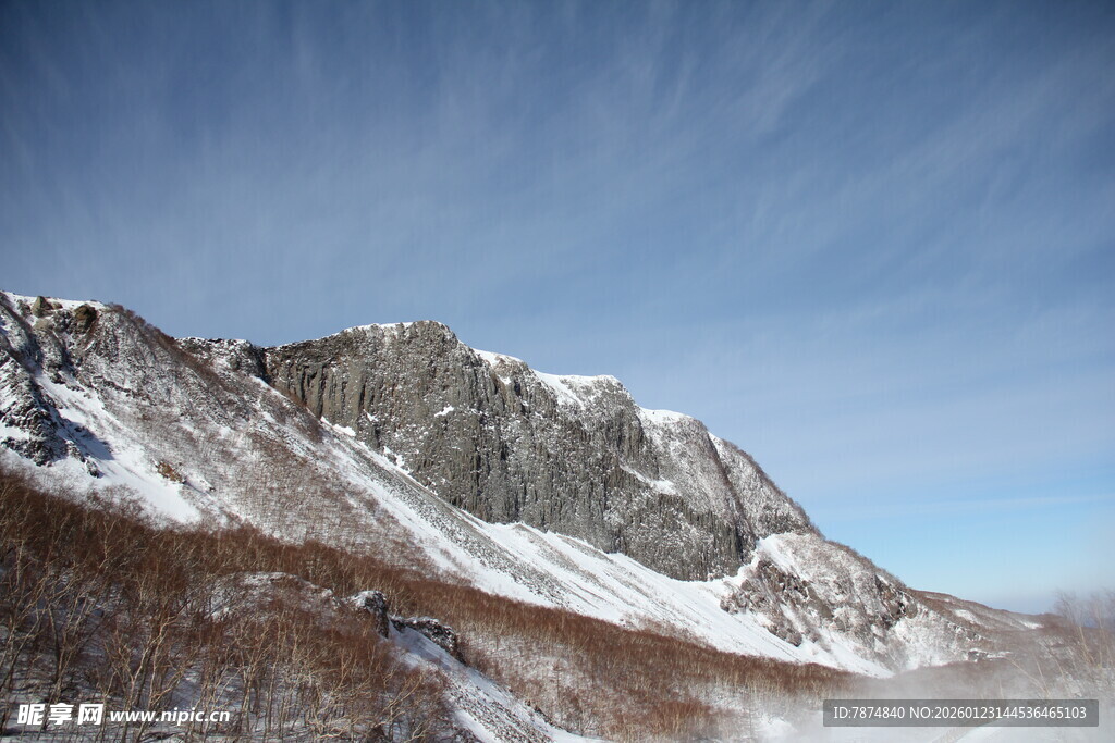 雪山壮丽风光 长白山