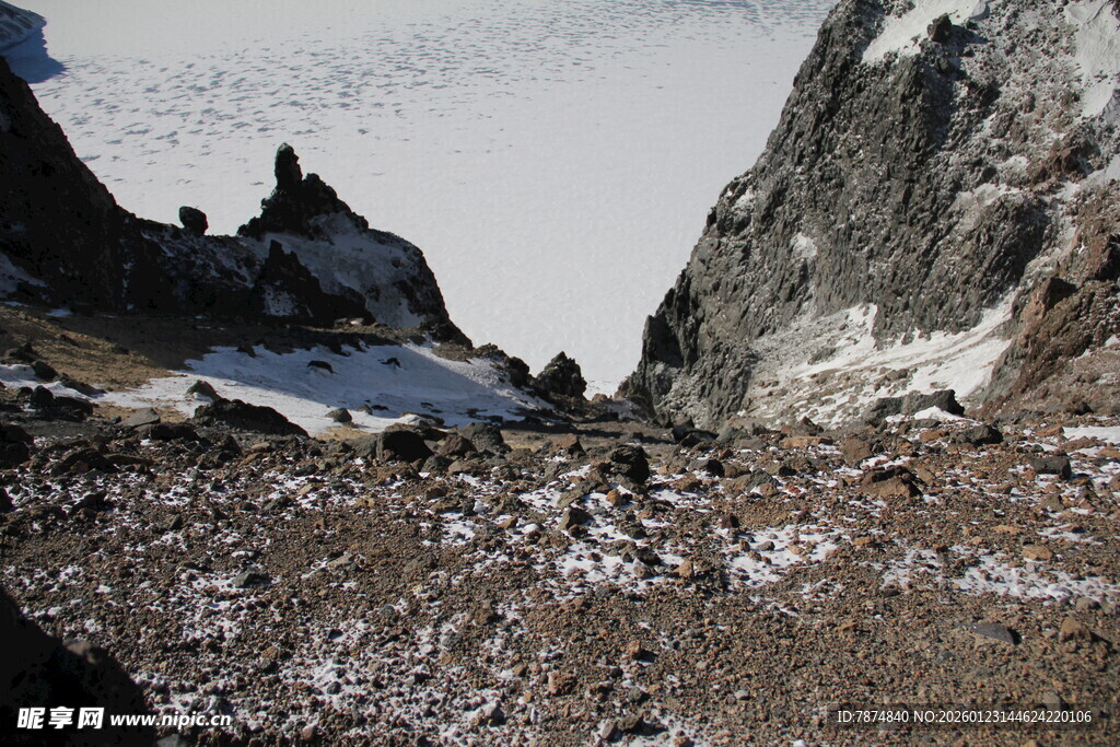 山间景貌 长白山