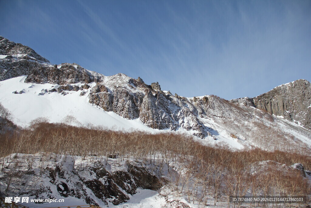 雪山壮丽风光 长白山