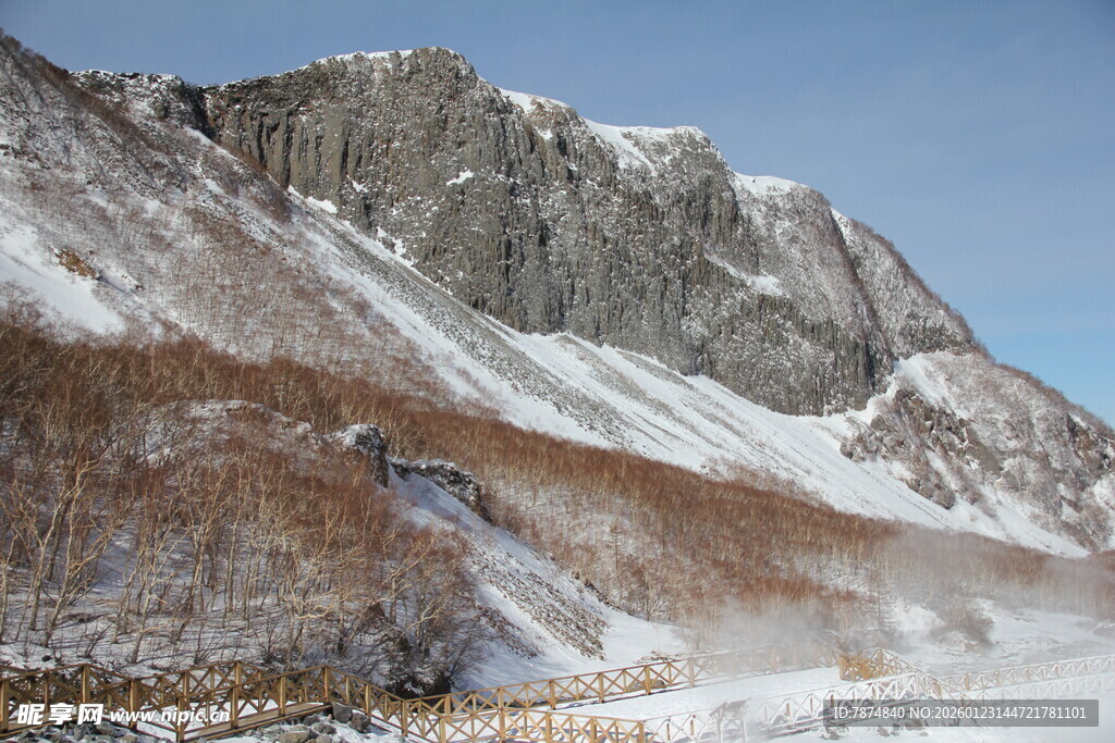 雪山壮丽风光 长白山