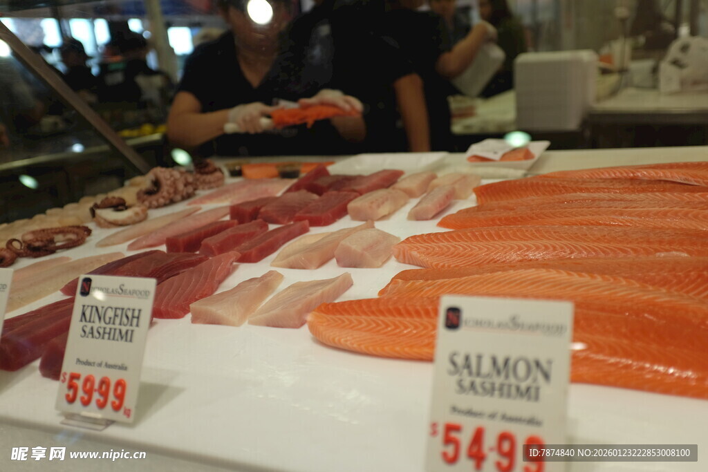 超市生鲜肉类展示