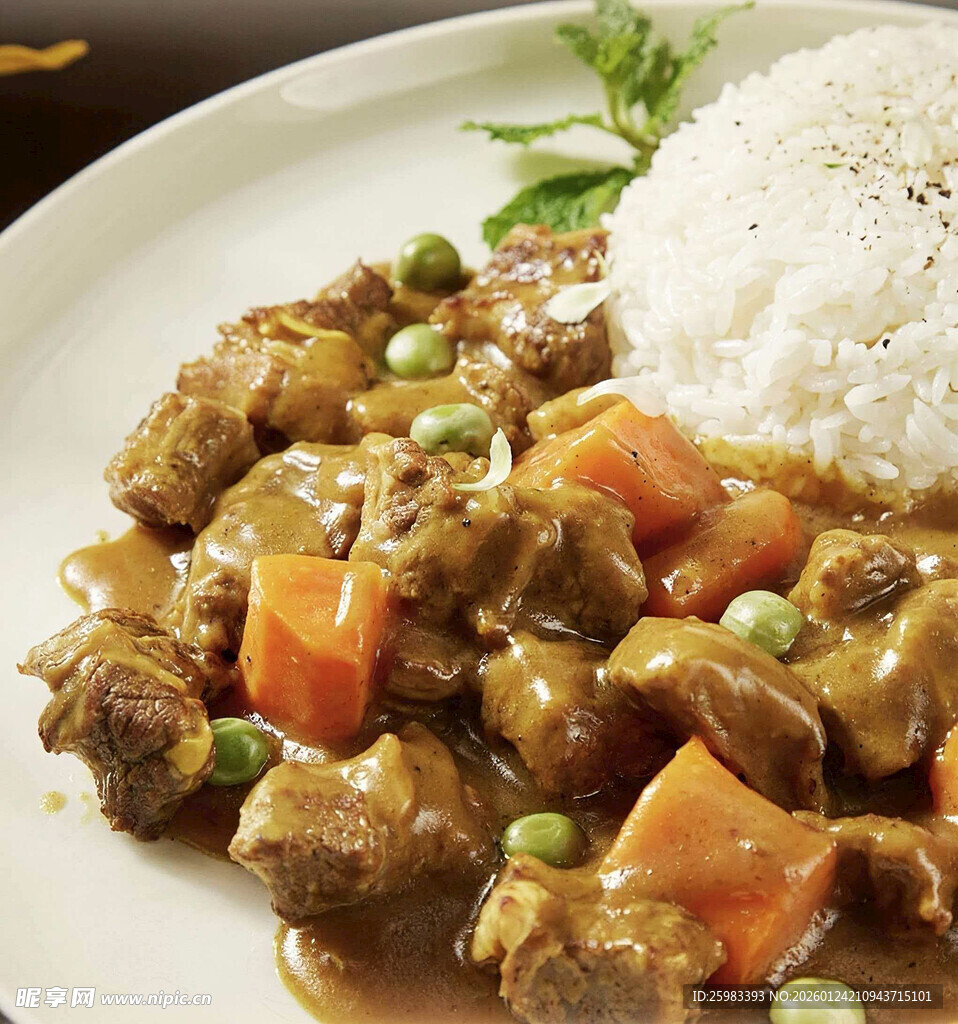 咖喱牛肉盖饭